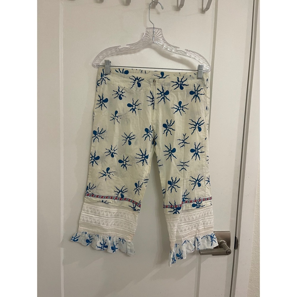 Solleone Stromboli Octopus Frills Capri Pants Beachy Eccentric Mermaidcore